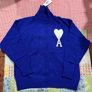 AMI Paris Sweatshirt Blue